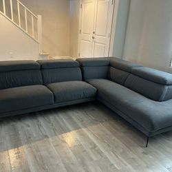 Sectional Sofa -Lounger - Contemporary - grey