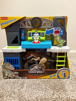 Jurassic world scan & glow Dino playset