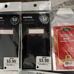 $10 for all 3- 50 sleeve for PSA slabs