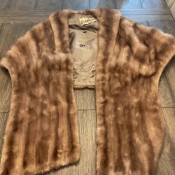 Vintage Real Fur Wrap