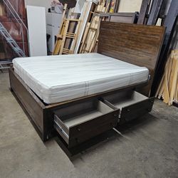 Queen Bed And Mattress