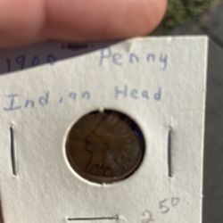 1900 Indian Head Penny Very Rare