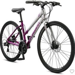 Schwinn Women's Circuit 700c/28" Hybrid Bike - Gray/Purple