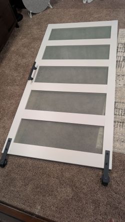 Barn door white