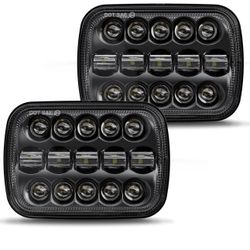 BICYACO DOT 110W 5x7 7x6 Inch Led Headlights Hi/Low Led Sealed Beam Headlamp Compatible with Jeep Wrangler YJ Cherokee XJ Kenworth T-2010 H4 P