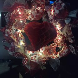 Valentine Wreath Custom Made