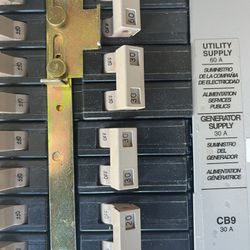 Generator panel Transfer Switch