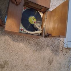 old record player