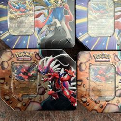 Pokemon Slashing Legends Tins 