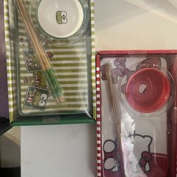 HELLO KITYY CERAMIC SUSHI PLAYE SET