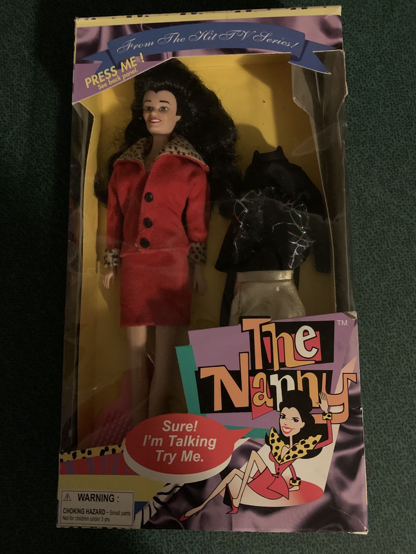 1995 TriStar Television Inc THE NANNY talking doll