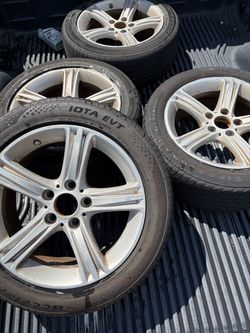 17 inch BMW rims and tires.(OEM)