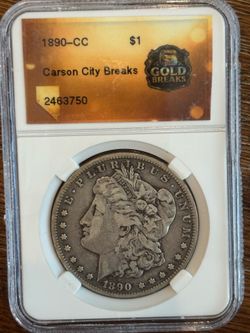1890-CC Carson City Morgan Silver Dollar Original Better Date