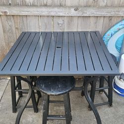 Mesa De Patio En Exelente Condiciones 