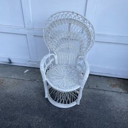 Childrens Peacock Chair 