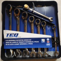 TEQ 8 PIECE RATCHETING wrench set