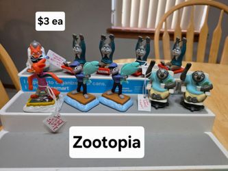 McDonald's Zootopia toys, Nick Wilde, Judy on the case, Pawbert and Flash $3 each
Pick up in Harlingen, I live near Walmart
Antiques and Telephones