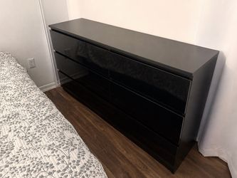 Black 9 Drawer Dresser