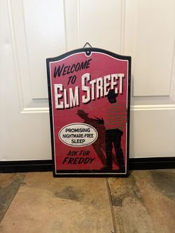 A Nightmare on Elm Street Sign