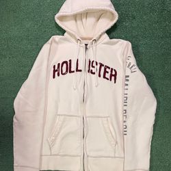 Vintage 2000s Hollister cream hoodie