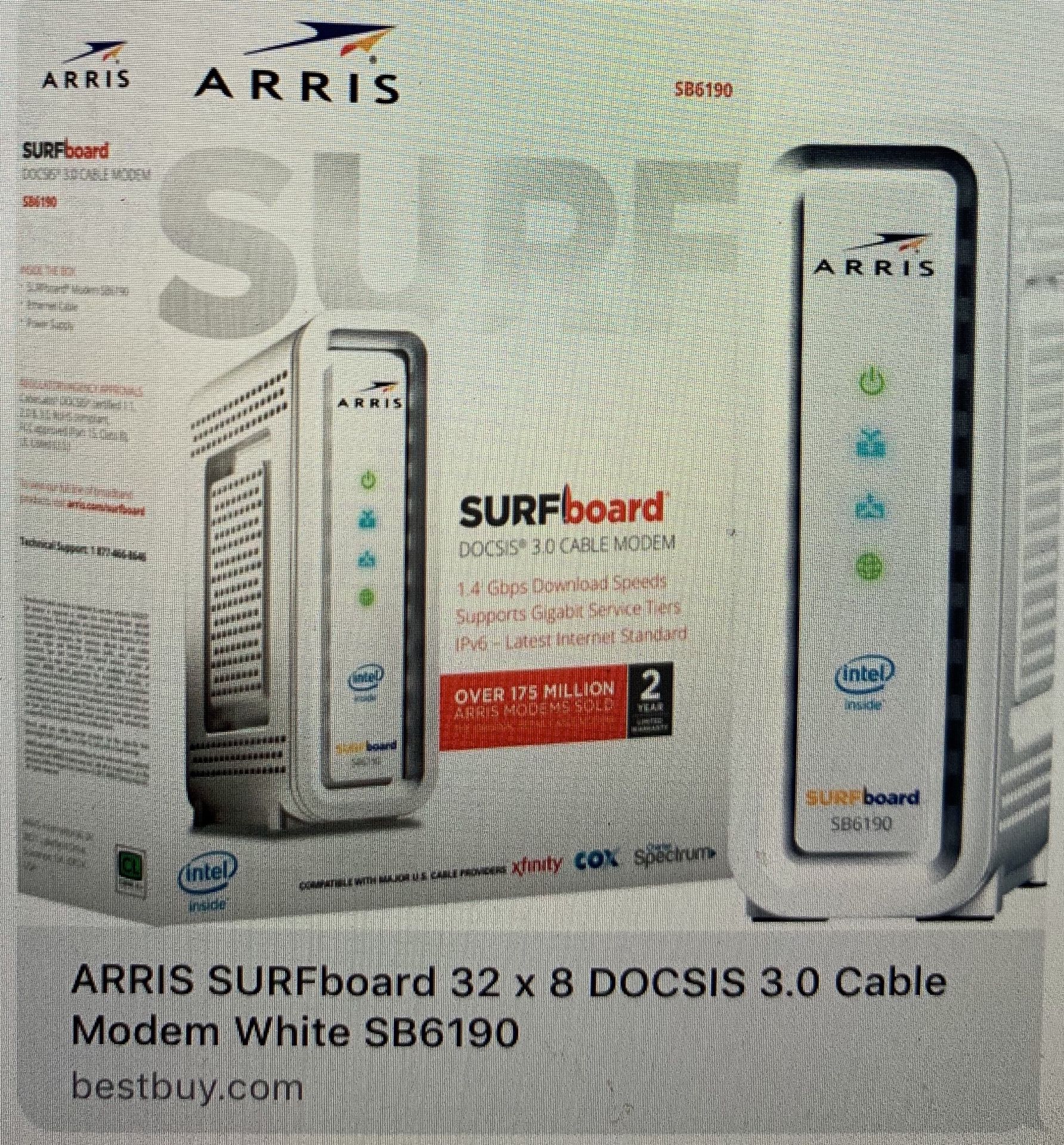 Arris Surfboard Cable Modem - SB6190