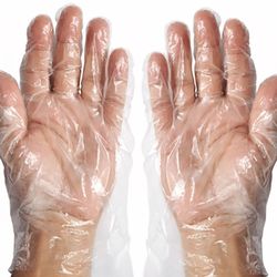 200 COUNT SC HEALTH DISPOSABLE GLOVES TRANSPARENT PE