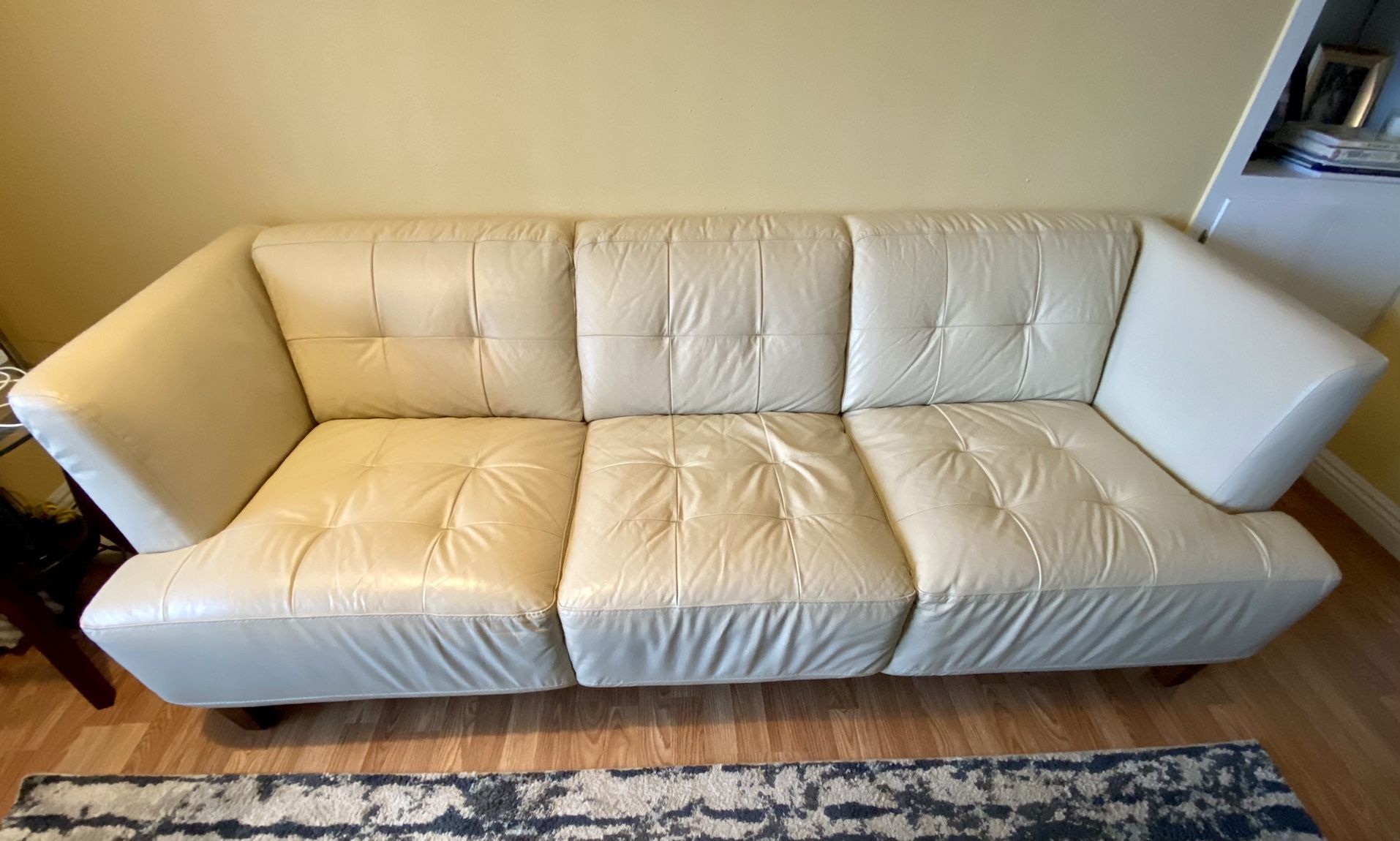 Macy’s Leather Sofa and Chair