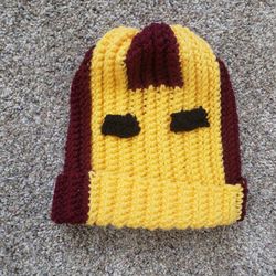 Iron Man Crochet Hat
