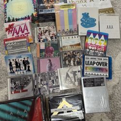 Huge Bundle Super Fan Lot AAA Japanese Pop Band J-Pop CD Music DVD