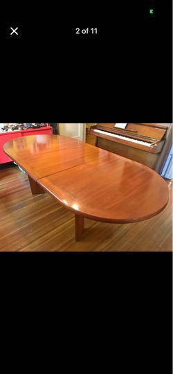 Skovby SM14K Danish Cherrywood Expandable Dining Table - Seats 6-12