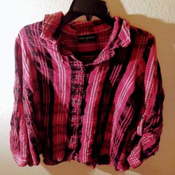 Woman's 22-24 Lane Bryant Flannel Buttoned Down Shirt
