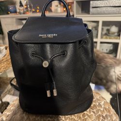 Kate Spade all Leather (large Size) Backpack Purse