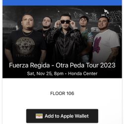 Fuerza Regida Tickets 