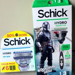 Schick hydro razor and refills