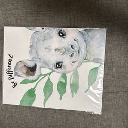 6 Animal Pictures On Card Stock Paper