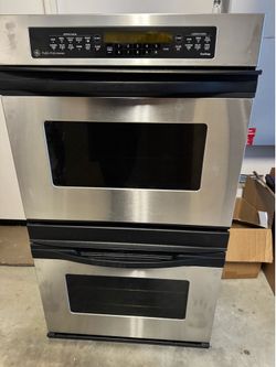 GE Profile Stainless Steel Double Wall Oven – As-Is / Needs Display Repair