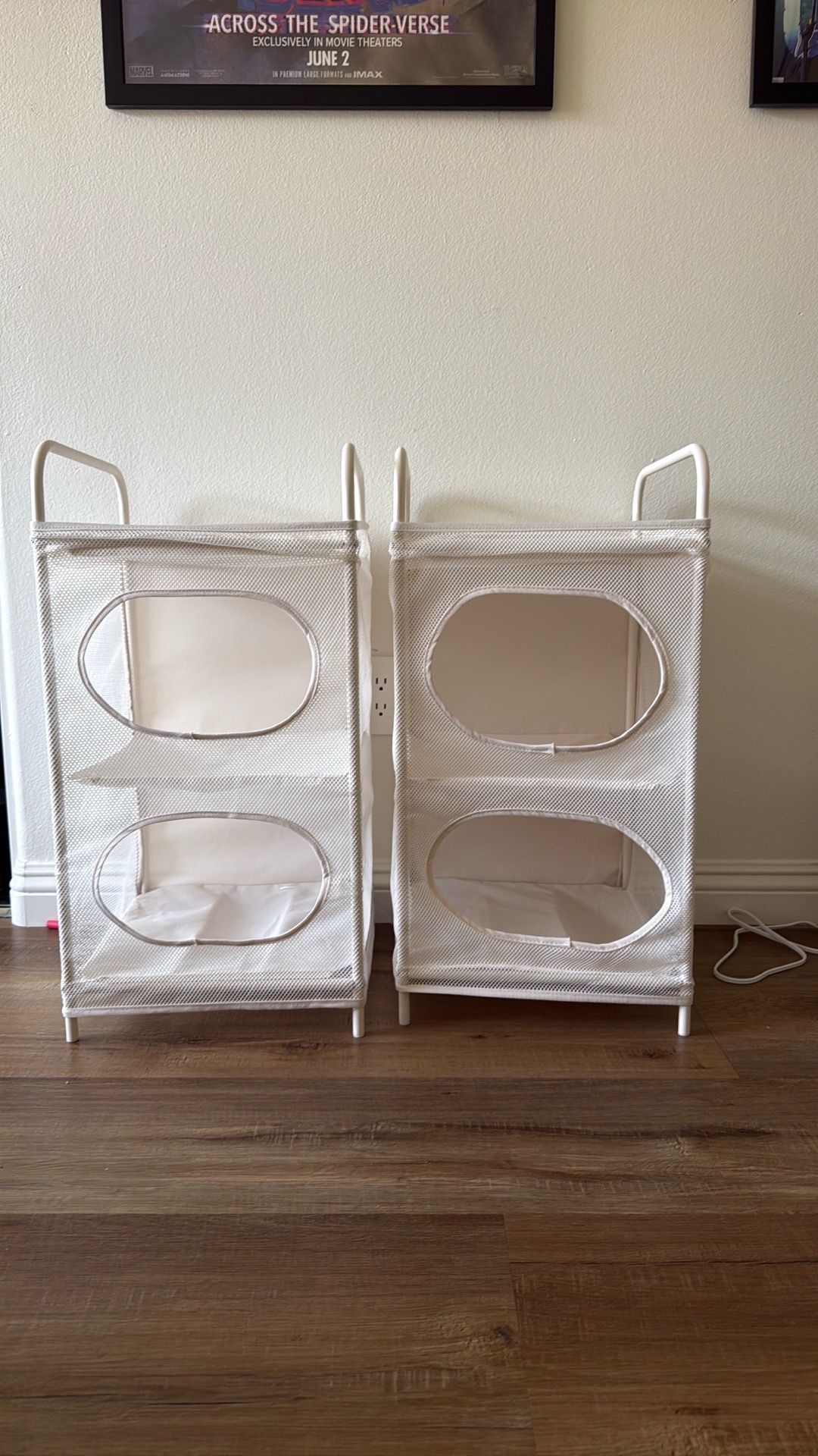 Set of 2 Brightroom 2 tier storage towers