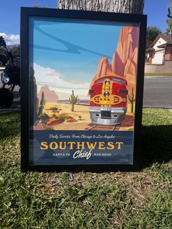 Framed Vintage Art.