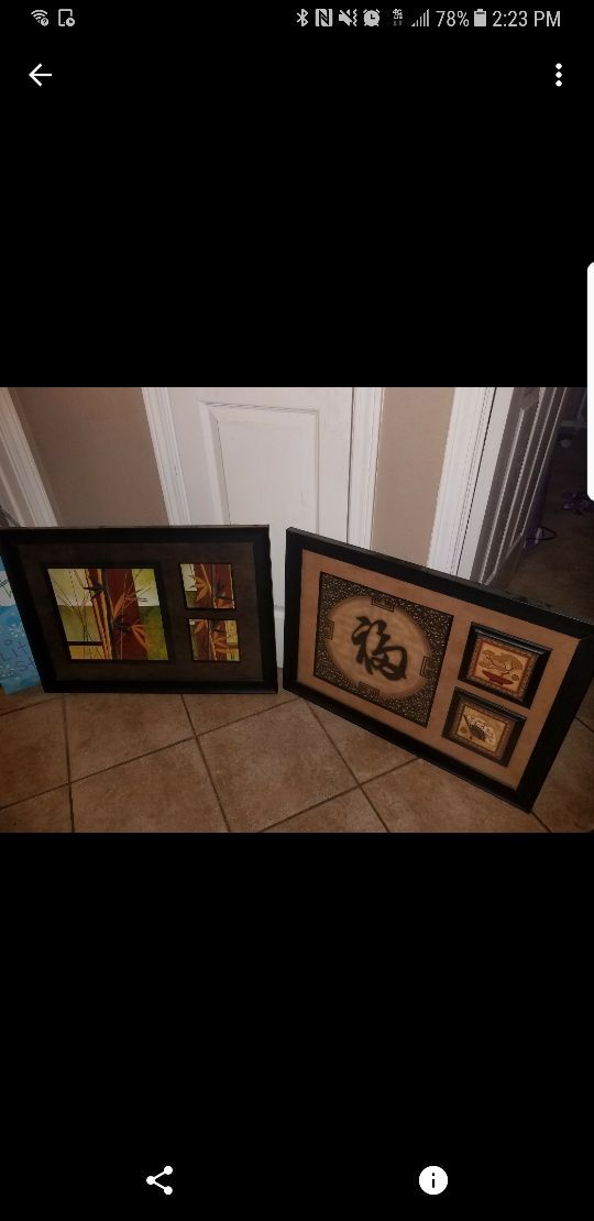 Asian Art Pictures With Frames For In Fresno Ca Offerup Asian Art Pictures With Frames