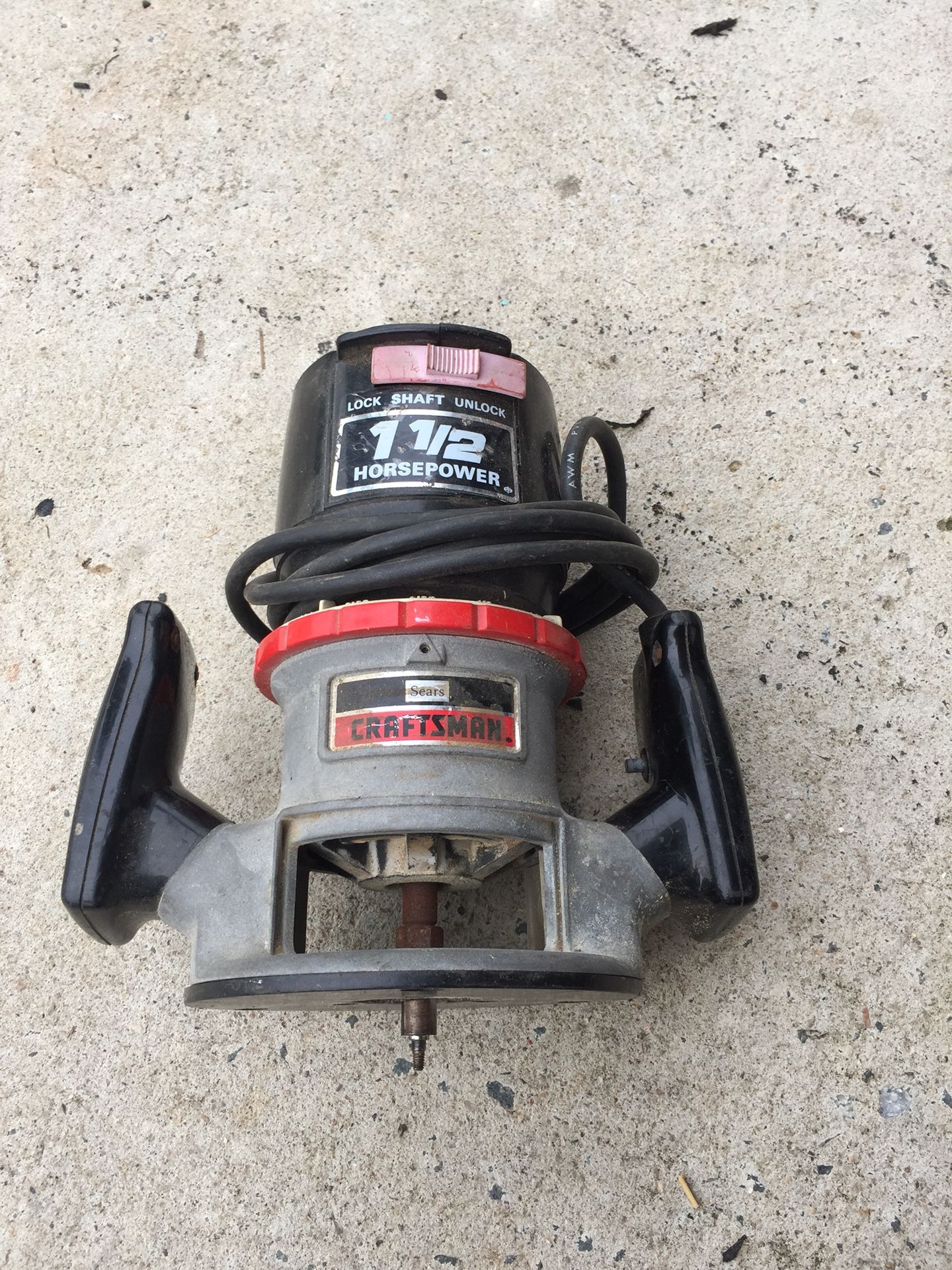 Craftsman router 1 1/2 hp