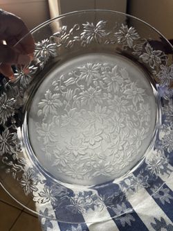 Princess house crystal- Large Platter
