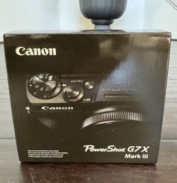 Canon PowerShot G7 X Mark III 20.1MP 4K Point & Shoot Digital Camera Black - NEW