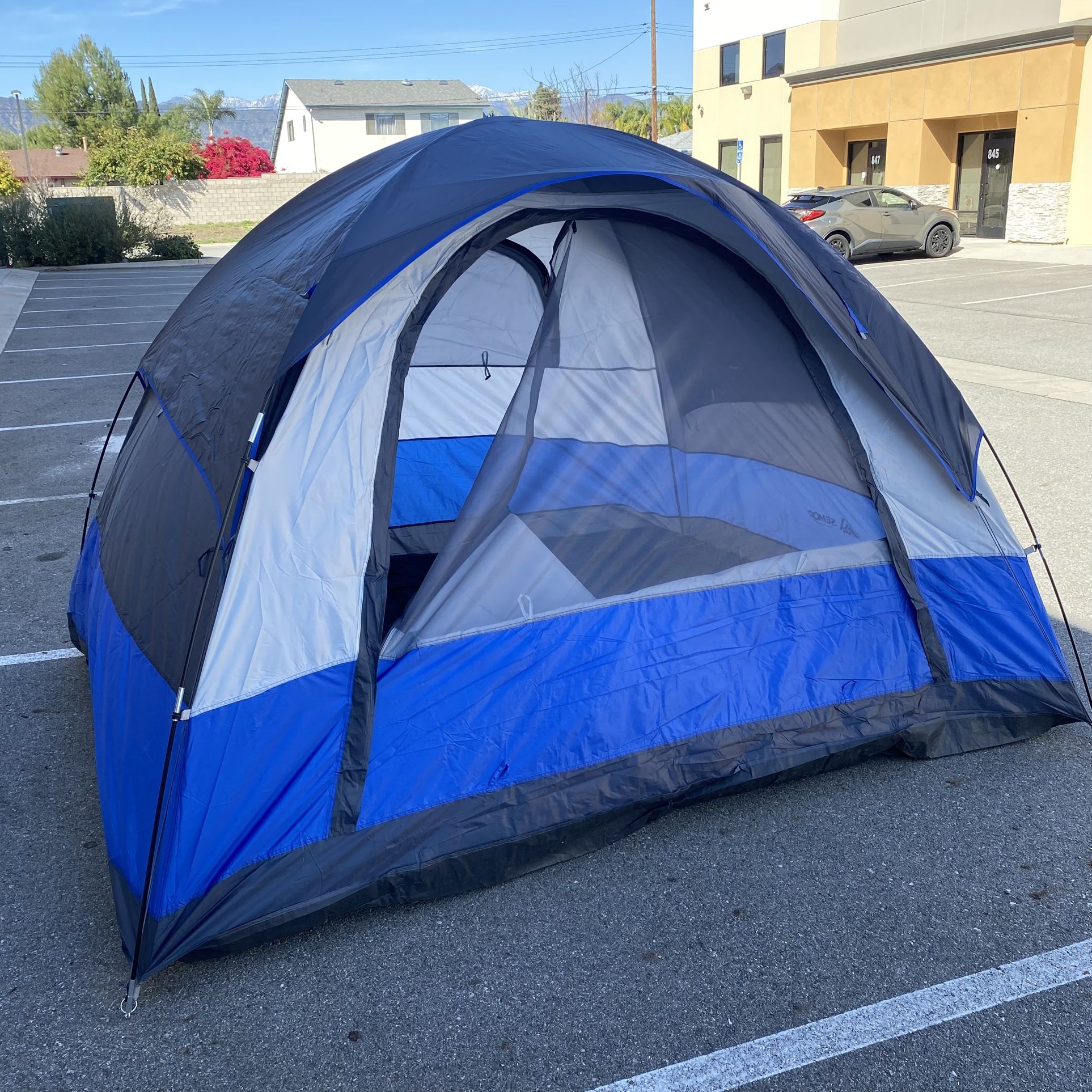 SEMOO Camping Tent Water Resistant 5 Person 3-Season Family Dome Tent with Bag