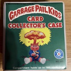 Original 1986 Garbage Pail Kids Card Collector's Case Box Holds 160 Cards GPK