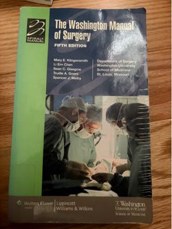 The Washington Manual of Surgery - 5th Edition