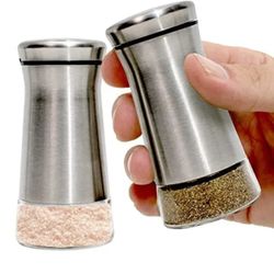 Willow & Everett Premium Salt and Pepper Shakers with Adjustable Pour Holes - Elegant Stainless Steel ... CHECK OUT MY PAGE FOR MORE ITEMS