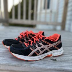 ASICS Women Gel Contend 4 Size 9 Black And Pink