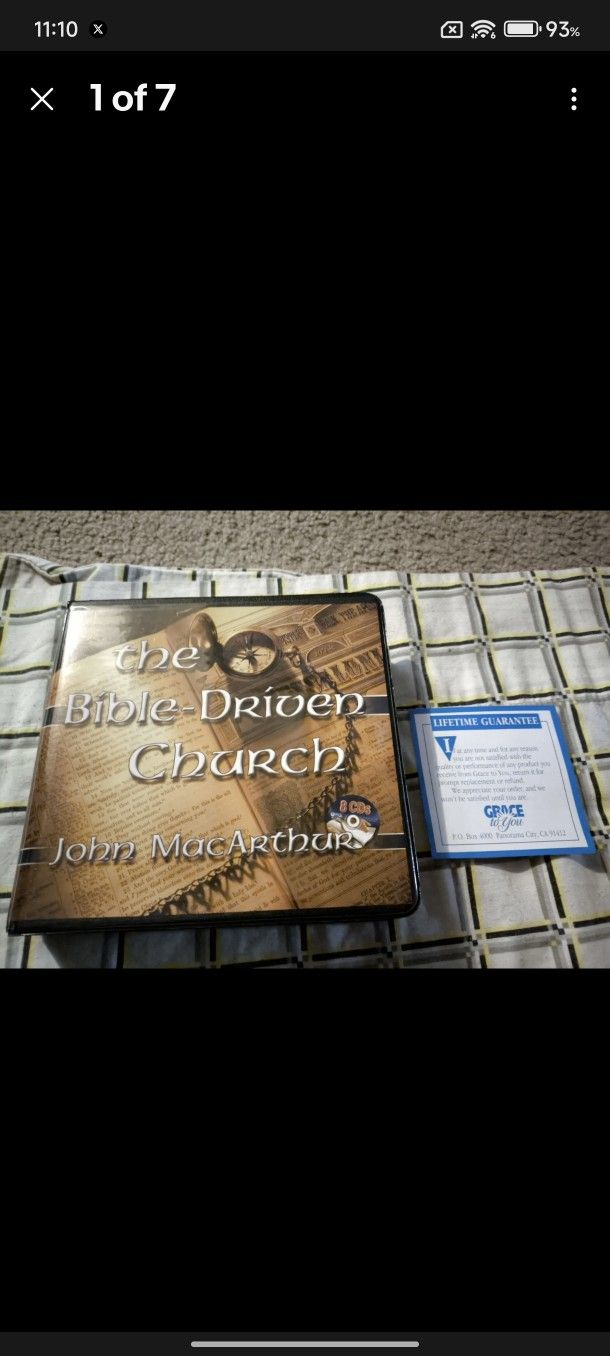 The Bible Driven Church OOP CD John MacArthur Rare Audio Church Cd 8 Discs