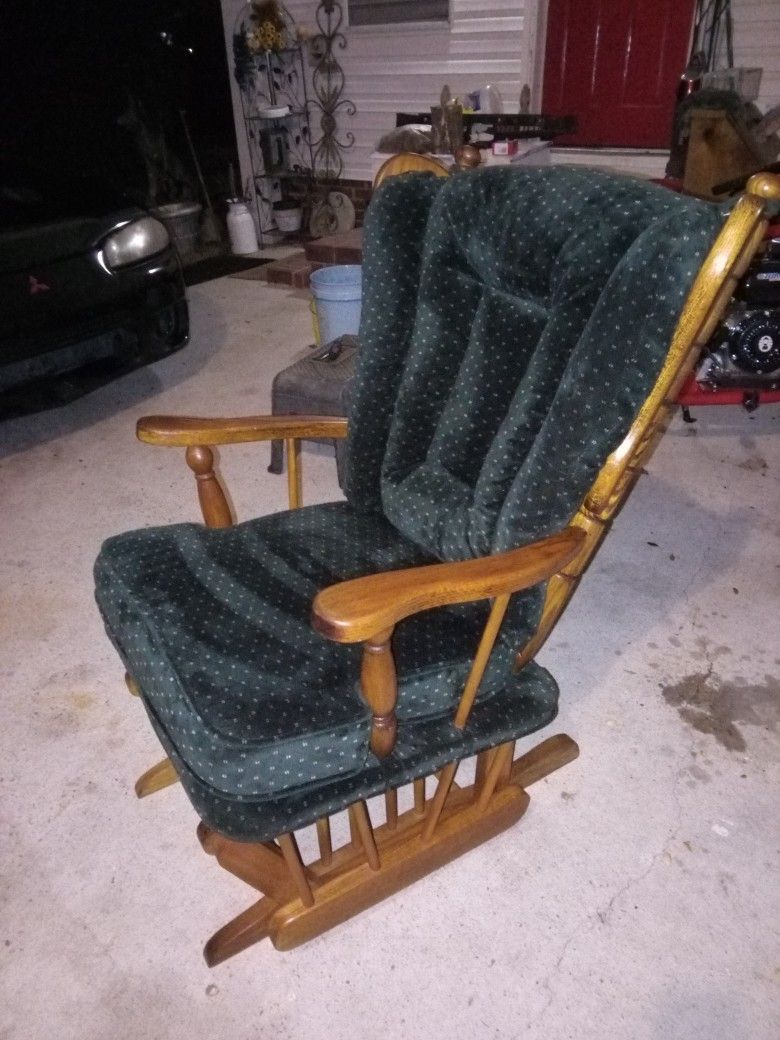 Amish High Back Glider