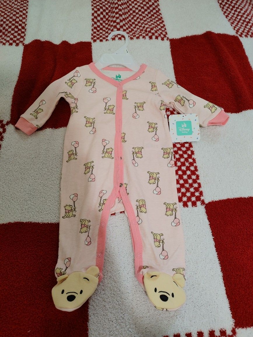 Winnie The Pooh Baby Onesie - New